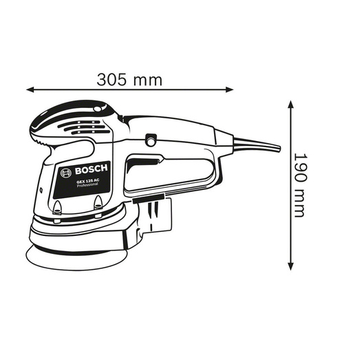 Szlifierka mimośrodowa Bosch GEX 34-125