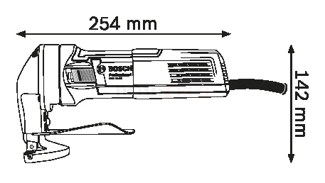 Nożyce Bosch GSC 75-16 0601500500