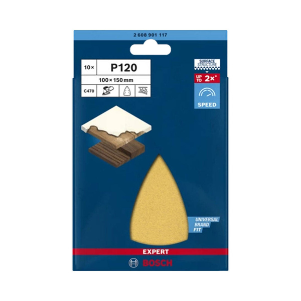 Papier ścierny Bosch Expert C470 P120 2608901117