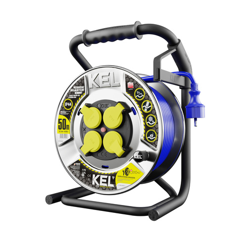Przedłużacz bębnowy Kel Heavy Duty W-99283, 50M/3X2,5