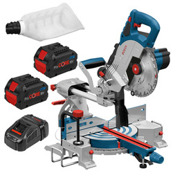 Ukośnica Bosch GCM 18V-216 + 2x8.0Ah + ładowarka