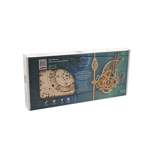 Zegar ścienny z wahadłem Aero Clock UGEARS 70154