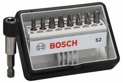 8+1-elem. zestaw bitów do wkrętarek Robust Line S PZ, wersja Extra Hard Bosch 2607002561