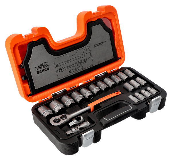 Zestaw kluczy nasadowych 1/2" Bahco S240