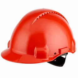 3M™ Hełm ochronny Solaris G3000 czerwony, G3000NUV-RD