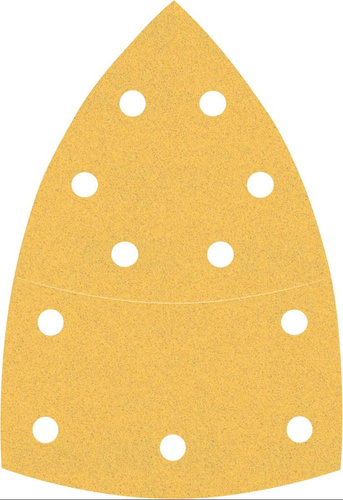 Papier ścierny EXPERT C470 z 11 otworami do szlifierek wielofunkcyjnych 102 x 62 mm, 93 mm, G 120, 10 szt.