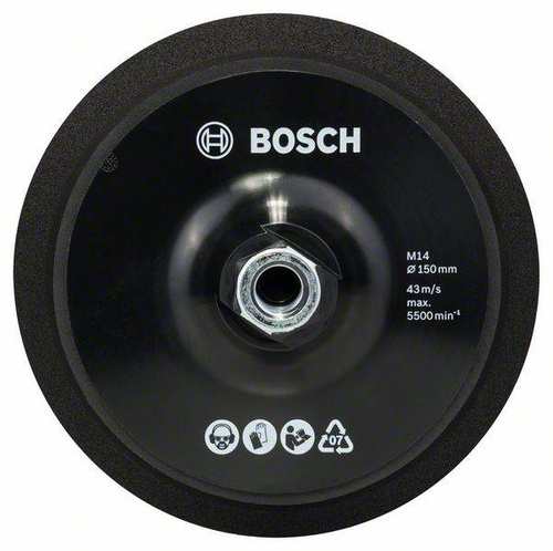 Talerz oporowy M14,150 mm, z systemem mocowania na rzepy Bosch 2608612027