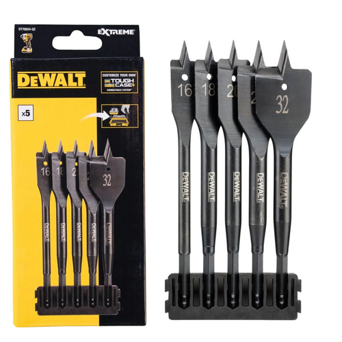 Zestaw wierteł do drewna 16/18/20/25/32mm Dewalt DT70834-QZ