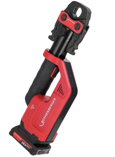 Zaciskarka akumulatorowa Rothenberger Compact III z zestawem zasilającym i zestawem szczęk 1000004274