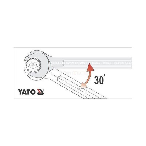 Klucze płasko oczkowe Yato YT-0363 - 17 sztuk