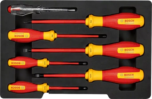 7-częściowy zestaw wkrętaków VDE SL/PH Bosch 1600A02NF7