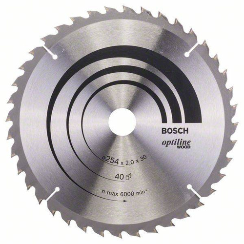 Tarcza pilarska Optiline Wood 254x30 Bosch 2608640438
