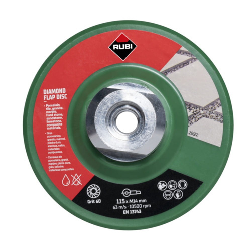 Tarcza diamentowa Rubi Flap Disc 50/60 115MM 32921