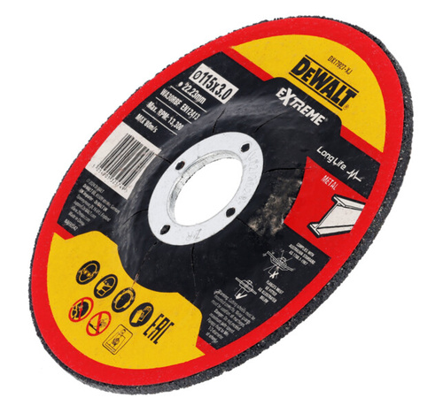Tarcza tnąca do metalu 115x3,0x22,23 mm Dewalt DX17927-QZ