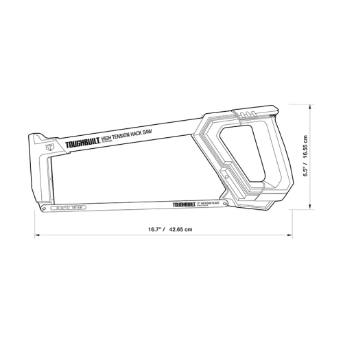 Ręczna piła do metalu ToughBuilt TB-H4-22H