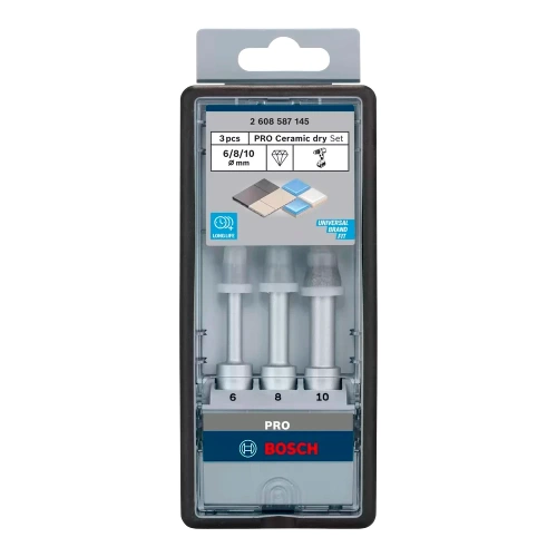 Zestaw wierteł diamentowych do ceramiki Bosch 2608587145