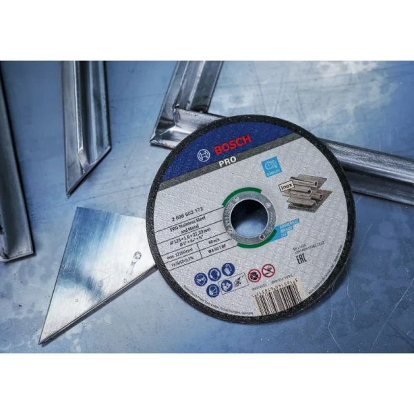 Tarcza do cięcia stali 125x22,23 mm Bosch 2608626114 - 100 szt.