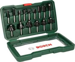 15-częściowy zestaw frezów HM (chwyt 8 mm) Bosch 2607019469