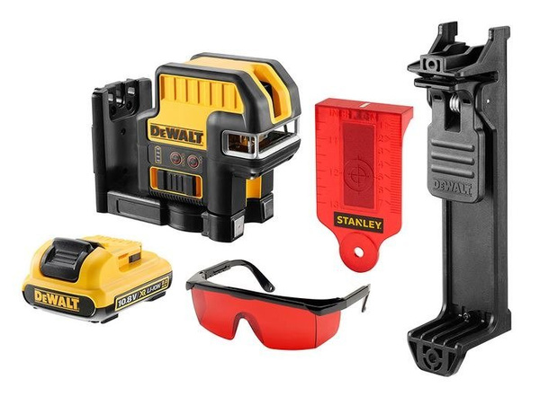 Akumulatorowy laser krzyżowy DCE0822D1R DeWalt + akumulator + ładowarka