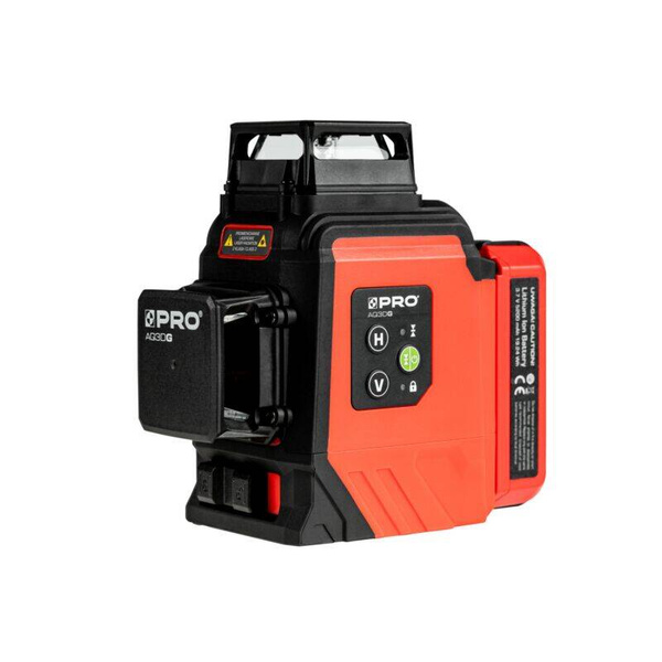 Laser wieloliniowy PRO AQ3DG zielona wiązka Zestaw PLUS PRO