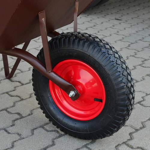 Taczka budowlana brązowa 110L/2,0 mm AWTOOLS AW00038