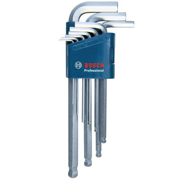 Klucze imbusowe Bosch Professional zestaw 9szt. 1600A01TH5