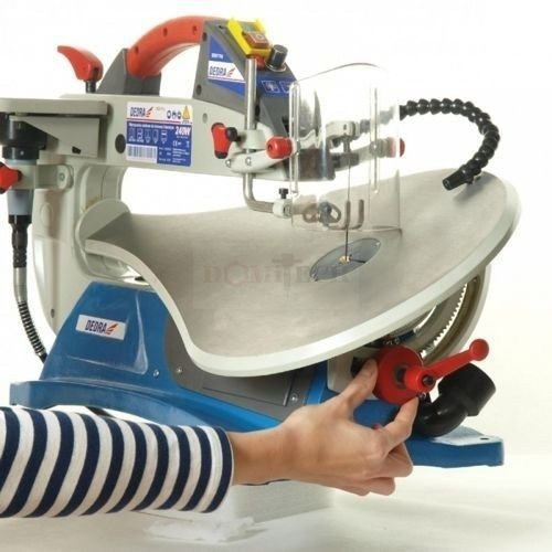 Wyrzynarka do drewna Dedra DED7762 + mikro szlifierka na wałku giętkim