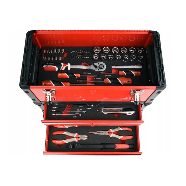 Wózek narzędziowy Yato 3CZ z narzędziami YT-09104