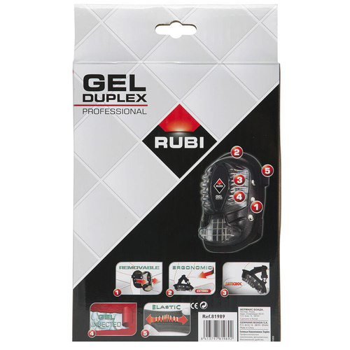 Nakolanniki żelowe DUPLEX Rubi 81989