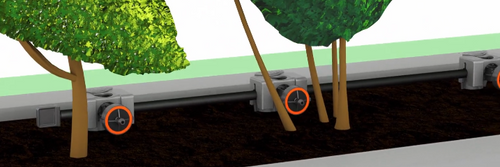 Klamra 4,6 mm (3/16") 5 szt. Micro-Drip-System GARDENA 8379-20