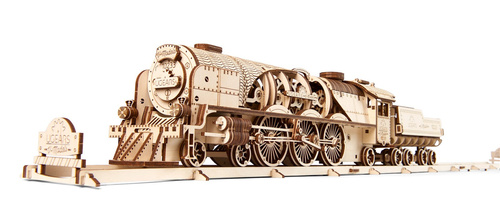 Lokomotywa V-Express UGEARS 70058