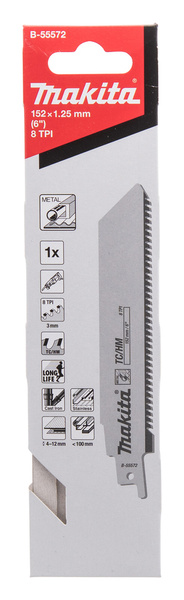 Brzeszczot do piły szablastej 152x1,25mm Makita B-55572