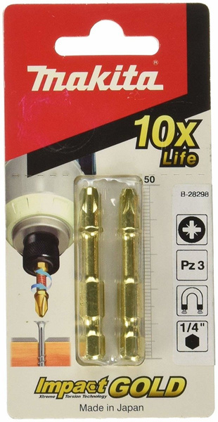 Makita B-28298 bity skrętne PZ3 50mm Impact Gold ( 2 szt.)