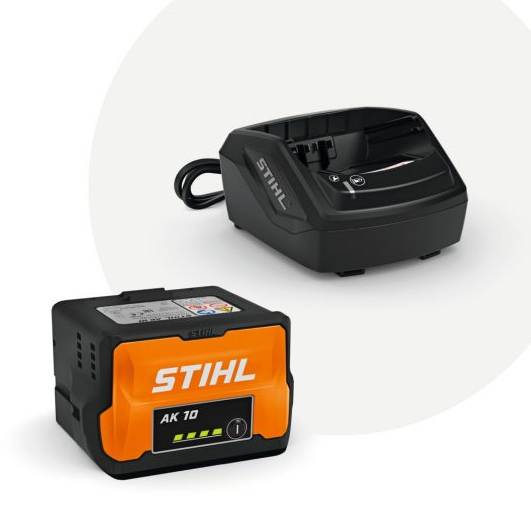 Zestaw zasilający Stihl z akumulatorem AK10 + ładowarka AL101