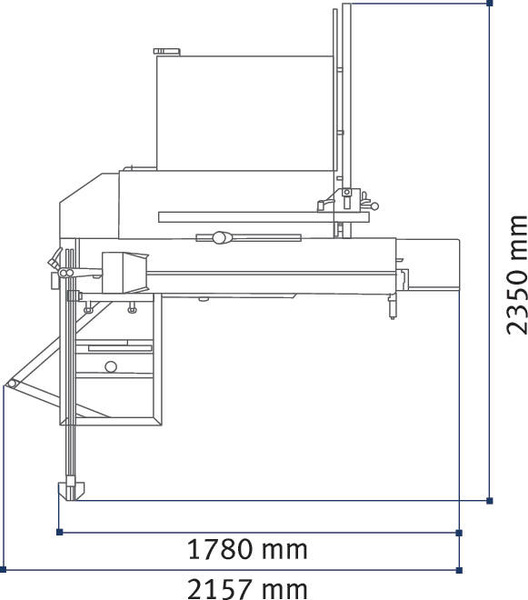Mała pilarka formatowa Holzkraft minimax sc 2c 5504215