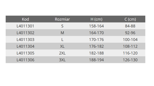 Bluza robocza LAHTI PRO-Metabo, szara, rozmiar XL