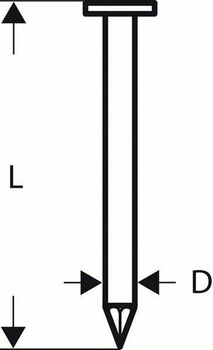 Gwóźdź łączony papierem, łeb okrągły, SN21RK 60G Bosch 2608200032