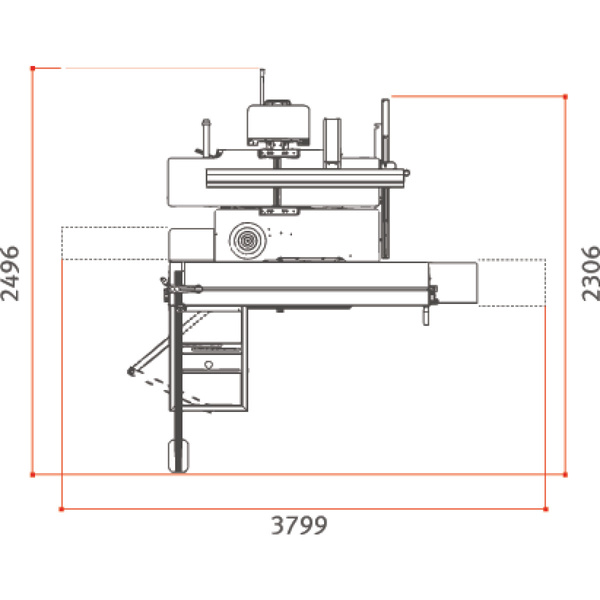Maszyna wieloczynnościowa Holzkraft minimax lab 300p F16 TERSA 5500314