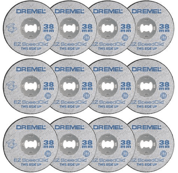 Tarcze tnące do metalu Dremel 38 mm x 1.25 mm 2615S456JD 12 szt.