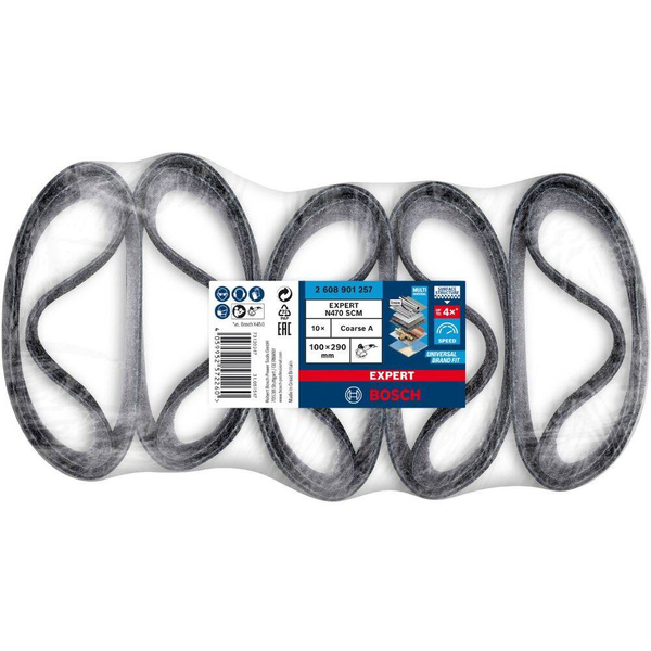 Pas ścierny Bosch Expert 2608901257 (10 sztuk)