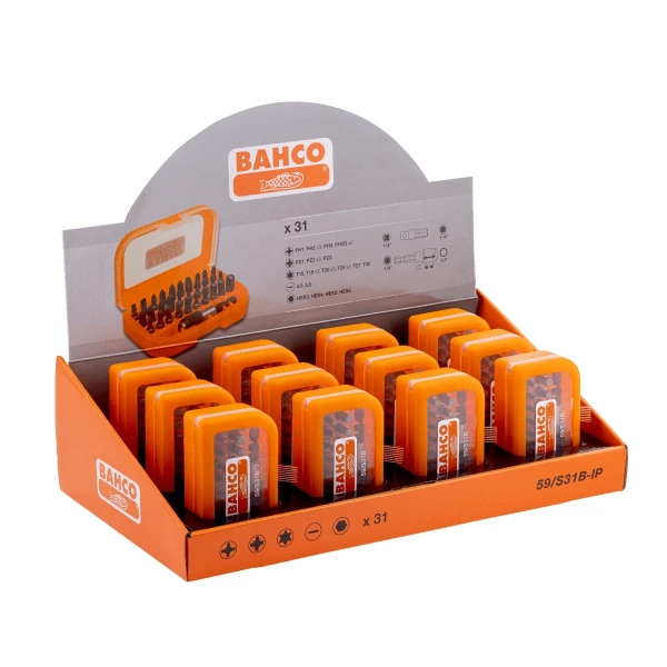 Zestaw bitów 1/4" Bahco 59/S31B-IP 