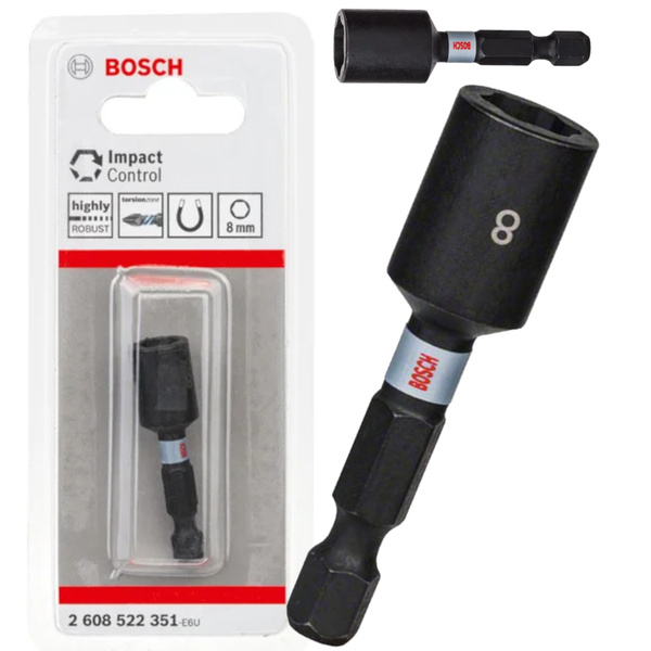 Nasadka udarowa HEX Bosch Impact Control rozmiar 8 mm
