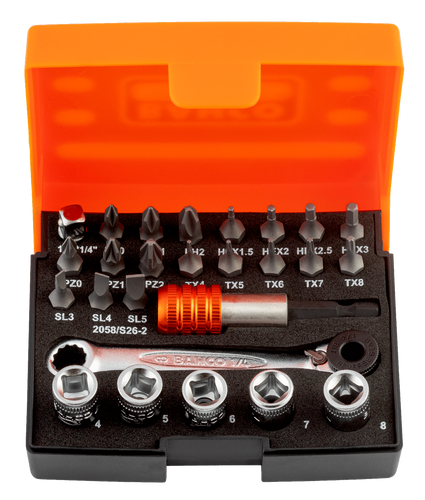 Zestaw narzędzi Bahco 2058/S26-2 26 el.