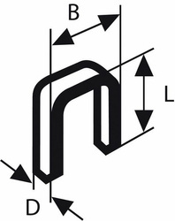 Zszywka TK40 20G Bosch 2608200701