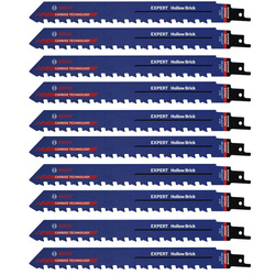 Brzeszczot do piły szablastej do cegły Bosch Expert S1543 HM - zestaw 10 sztuk