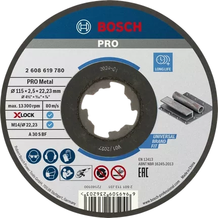 Tarcza tnąca Bosch PRO Metal 115 × 2,5 × 22,23 mm