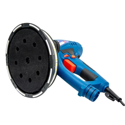 Szlifierka do gipsu DEDRA DED7764 - 750W. Krążki 180mm. Oświetlenie LED 360º