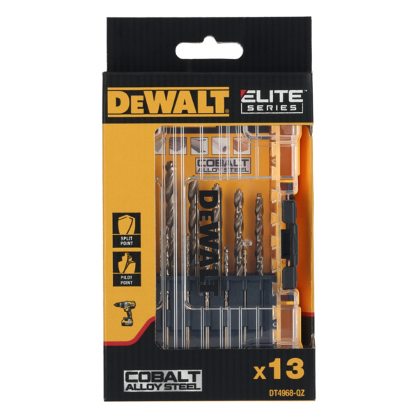 Zestaw 13 szt. wierteł do metalu 1,5-7mm Dewalt DT4968-QZ