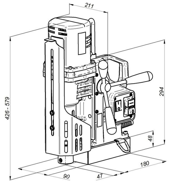 Wiertarka elektromagnetyczna PRO 51 Promotech