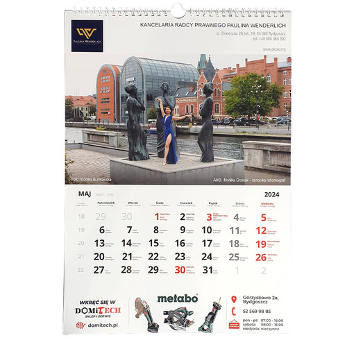 Kalendarz Charytatywny #BYDGOSZCZPRZYCIĄGA 2024